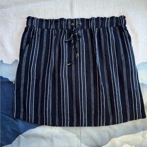 Ellen Tracy linen skirt w/pockets, Size XL